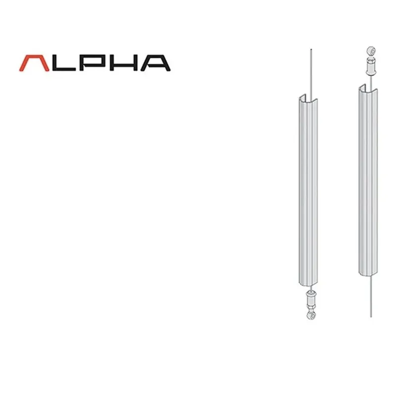 Snelle Levering KIT ASTE VERTICALI 07A63-0C-0 (ALPHA TOUCH PUSH)