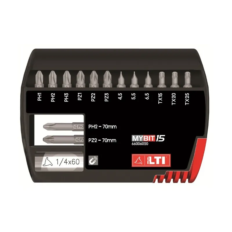 SET 15 INSERTI ESSENTIAL MYBIT15 OFFERTA Snelle Levering