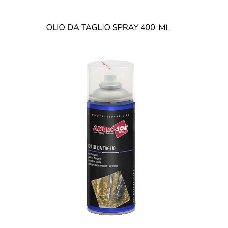 OLIO DA TAGLIO SPRAY 400 ML AMBRO-SOL (OL104) Flitsaanbieding