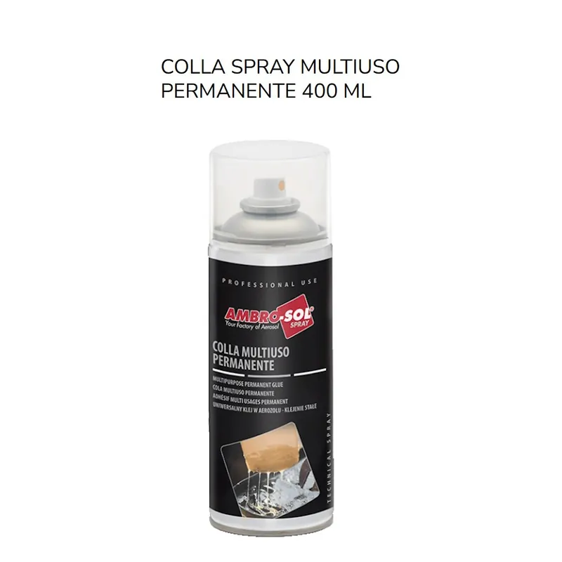 Uitverkoop COLLA SPRAY MULTIUSO PERMANENTE 400 ML AMBRO-SOL (I254)