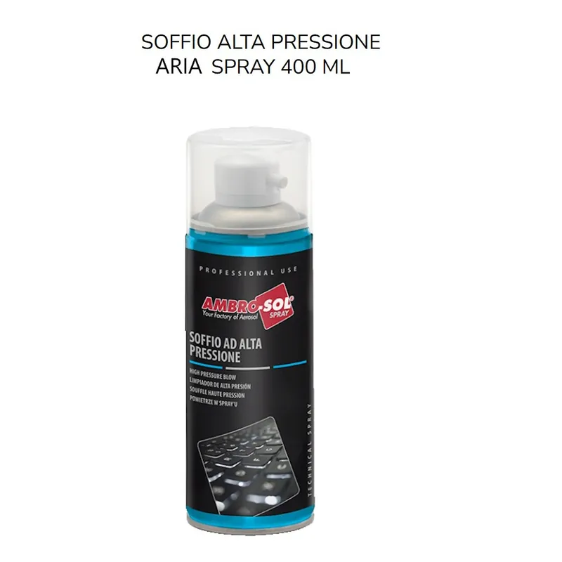 ARIA SPRAY o SOFFIO ALTA PRESSIONE 400 ML AMBRO-SOL (P303) Tijdelijk Beschikbaar