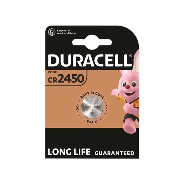 Hoge Kwaliteit PILA A PASTIGLIA DURACELL CR2450 ( BLISTER 1 PZ )