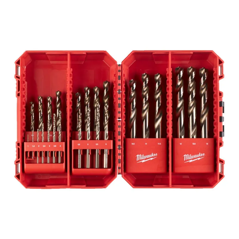 Set 25 Punte per metallo Milwaukee Forgiate HSS-G Cobalto - DIN 338 Actieprijs