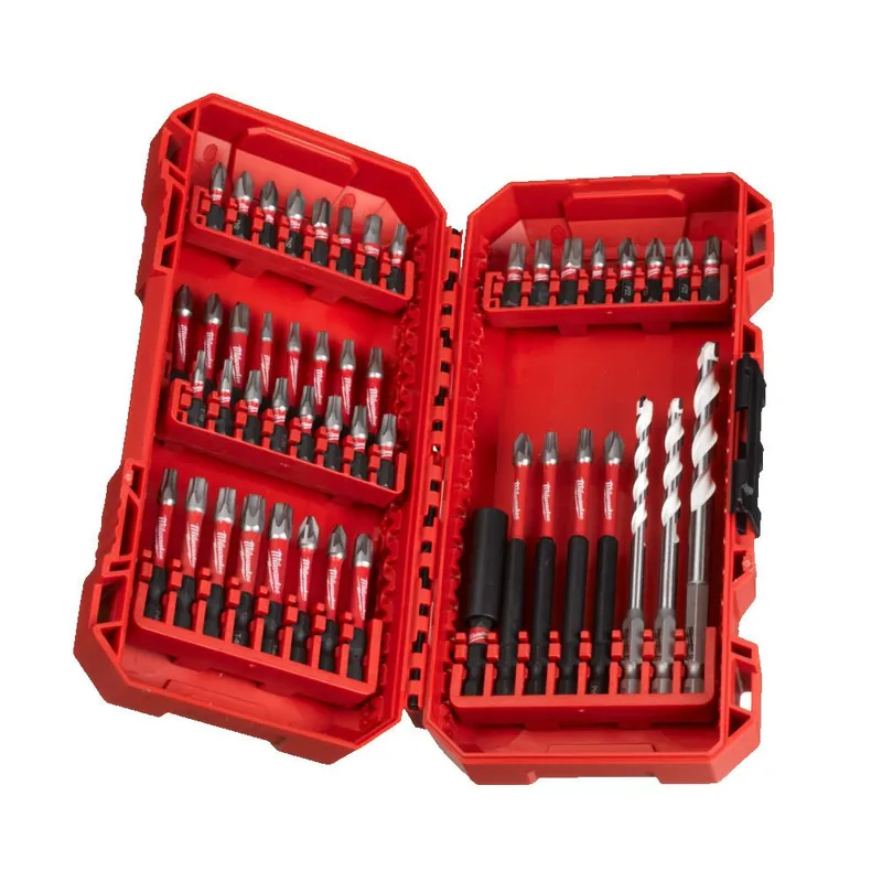 Bestseller Set 48 Bit Shockwave Milwaukee per avvitatura e foratura
