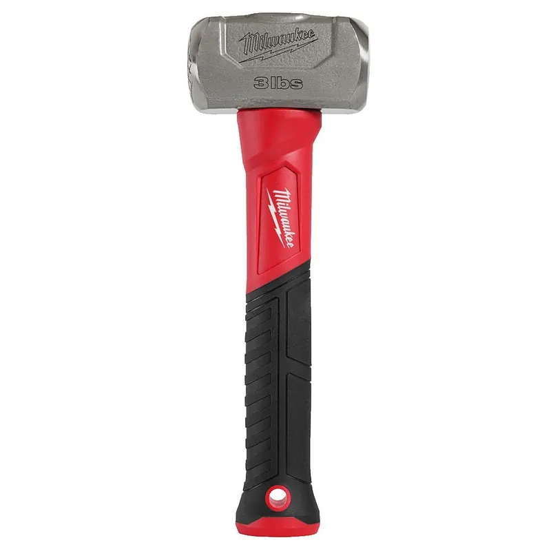 Exclusieve Aanbieding Mazzetta a doppia faccia con manico in fibra di vetro 1360g Milwaukee