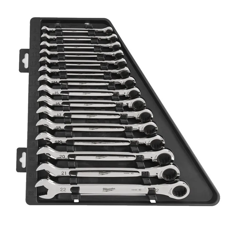Set 15 Chiavi Combinate a Cricchetto Milwaukee MAXBITE Uitverkoop