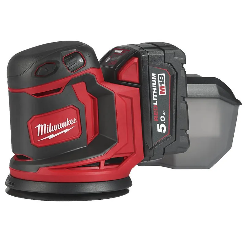 Tijdelijk Beschikbaar Levigatrice Rotorbitale a batteria M18 BOS125-502B Milwaukee