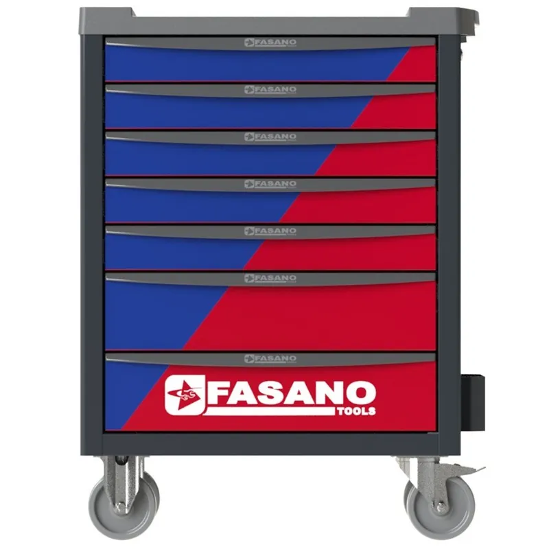 Bestel Nu Carrello Portautensili Bi Color ROSSO-BLU Fasano Tools FG 100RB/7T