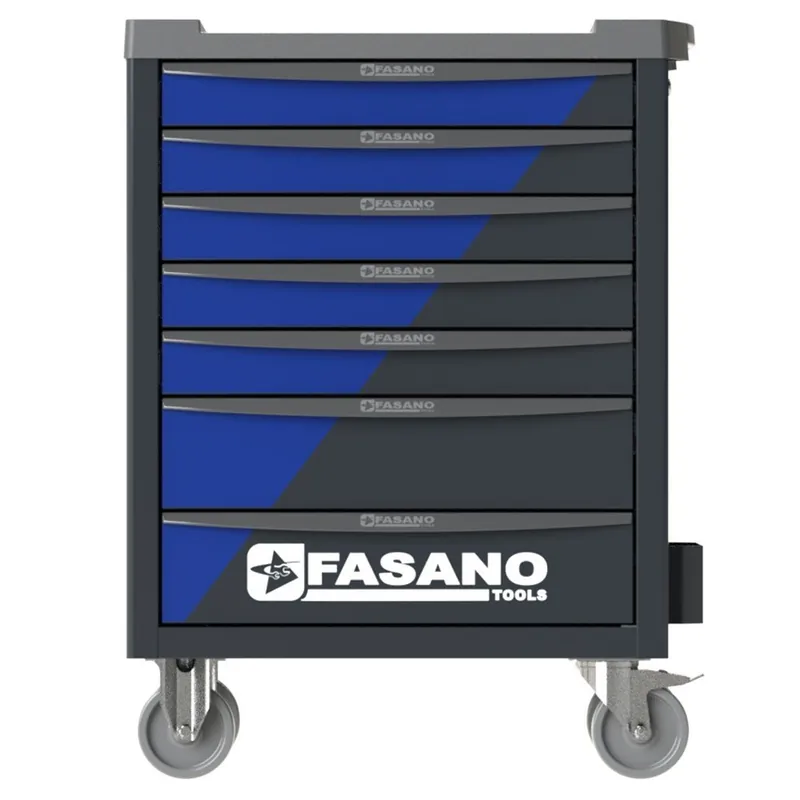 Alleen Vandaag Carrello Portautensili Bi Color NERO-BLU Fasano Tools FG 100BD/7T