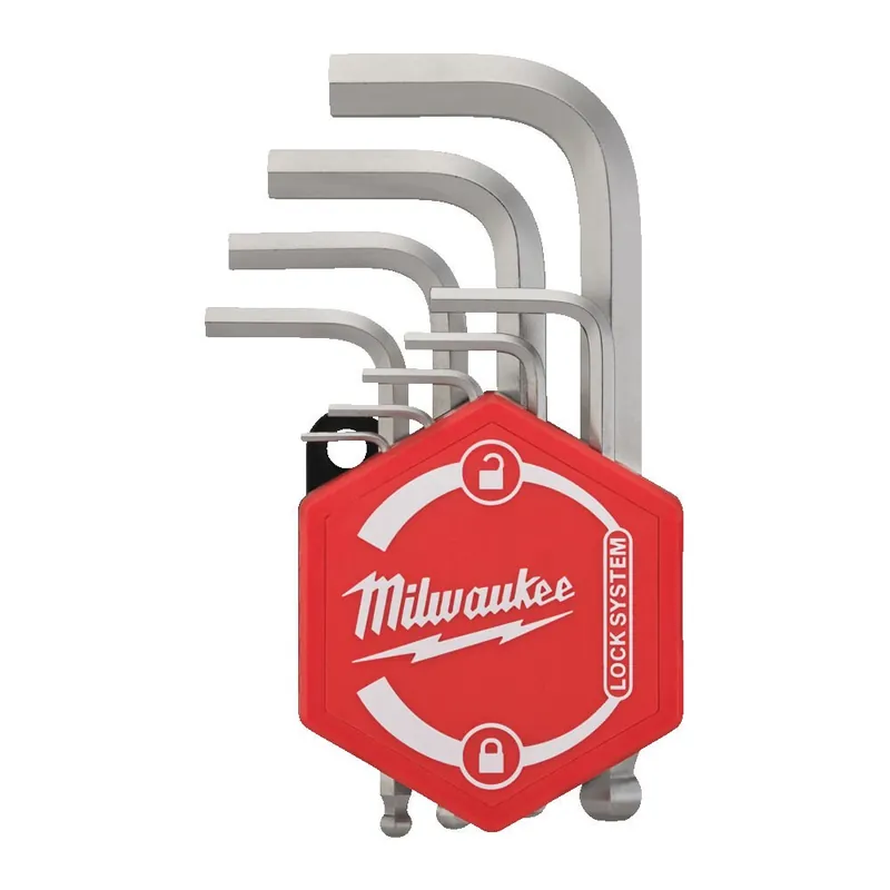 SET 9 Chiavi Esagonali con punta sferica Milwaukee Superprijs