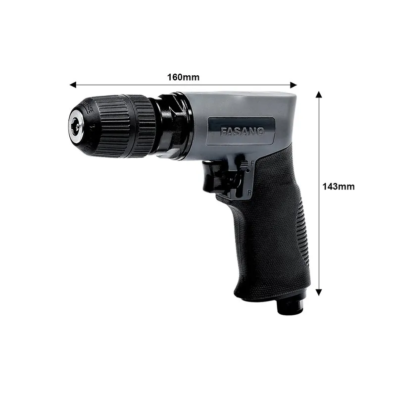 Trapano pneumatico con mandrino auto-serrante 1-10mm - FGA 332 Premium