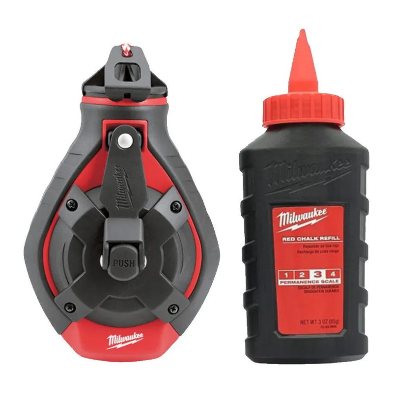Tracciatore Linea Spessa e ricarica rossa - Milwaukee Laatste Versie