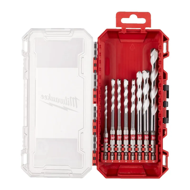 Set 8 Punte Multimateriale - Milwaukee Meest Verkocht
