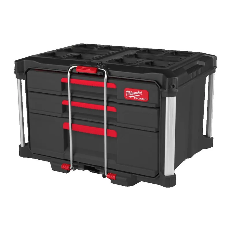 Beste Prijs Cassettiera portautensili Milwaukee Packout con 2+1 cassetti