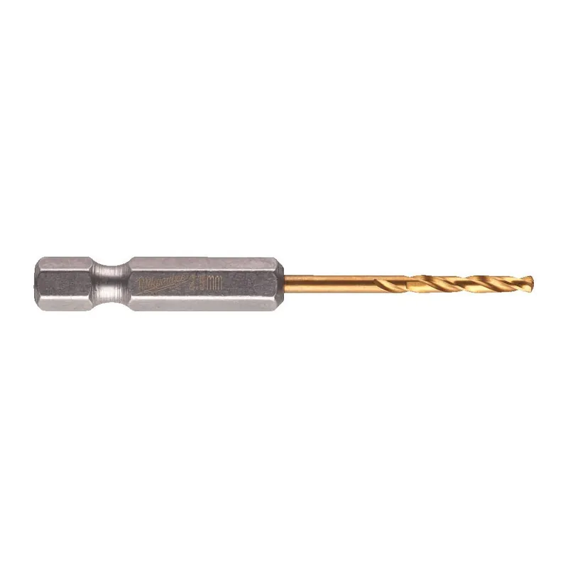 Flitsaanbieding Punta 2,5 mm per Metallo HSS-G TIN RED HEX Shockwave Milwaukee