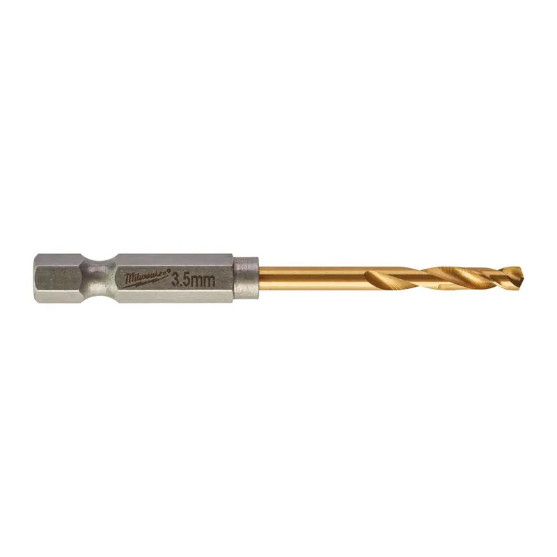 Speciale Aanbieding Punta 3,5 mm per Metallo HSS-G TIN RED HEX Shockwave Milwaukee