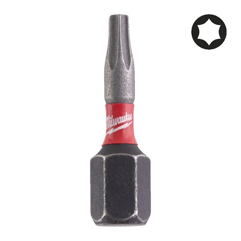 Exclusieve Aanbieding Bit TX10 x 25 mm Shockwave Milwaukee per avvitatori ad impulsi