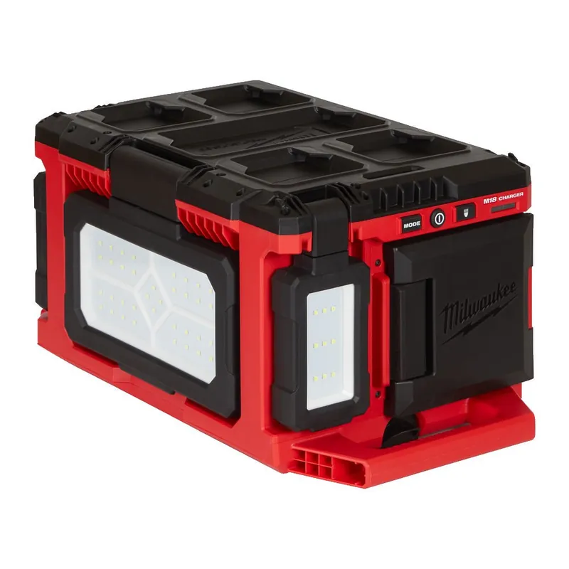 Speciale Aanbieding Faro LED Packout e caricabatteria - M18 POALC-0 Milwaukee