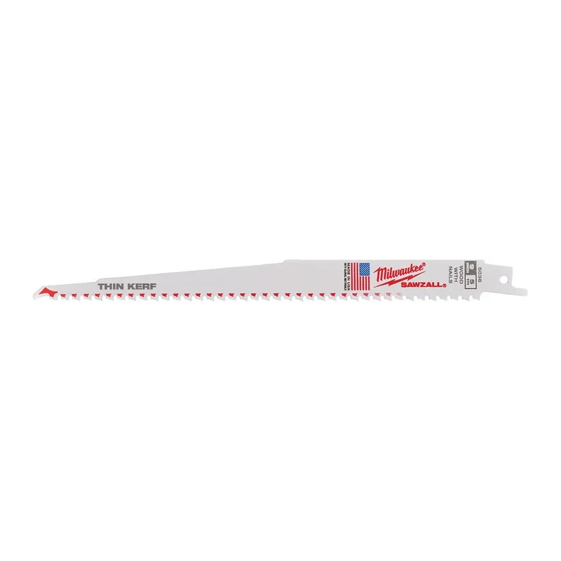 Exclusieve Aanbieding Lama Segaccio Diritto per Legno con chiodi Milwaukee 230 mm 5 TPI