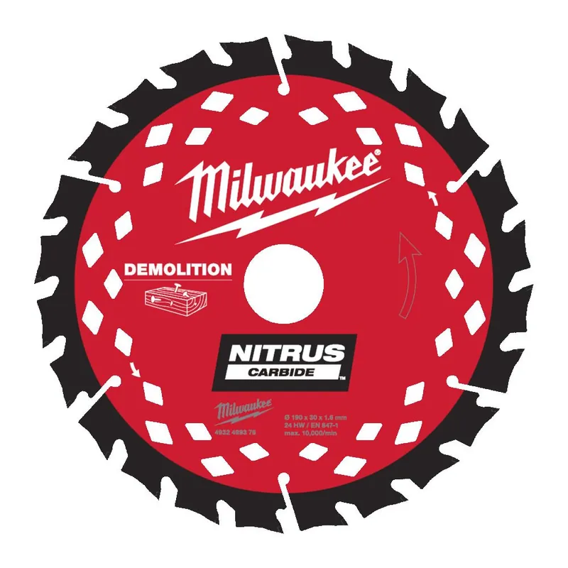 Beste Prijs Lama per sega circolare Milwaukee CSB P WD 190x30x1.6x 24 denti