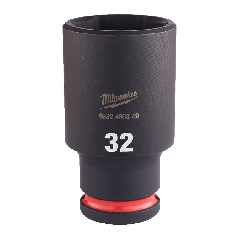 Bussola a macchina 32 mm Lunga Attacco quadro 1/2‘‘ Shockwave Milwaukee Speciale Aanbieding