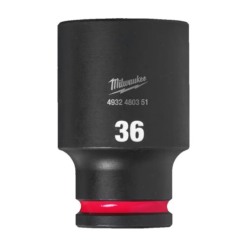 Bussola a macchina 36 mm Lunga Attacco quadro 1/2‘‘ Shockwave Milwaukee Lage Prijs