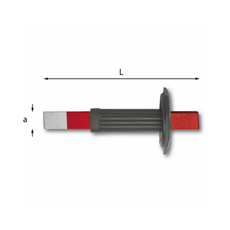 USAG 354 A - Scalpello extrapiatto con paramano Finale Uitverkoop