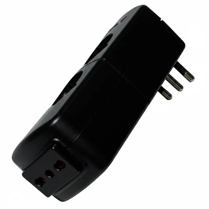 Presa Multipla Nera MULTY CABLY 2+1 prese e spina 90° 16A - Le Prolunghe Shop Nu