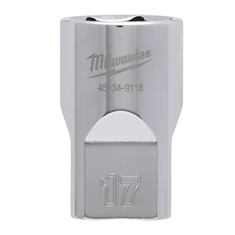 Bussola a mano 17 mm Attacco quadro 1/2‘‘ Milwaukee Direct Beschikbaar