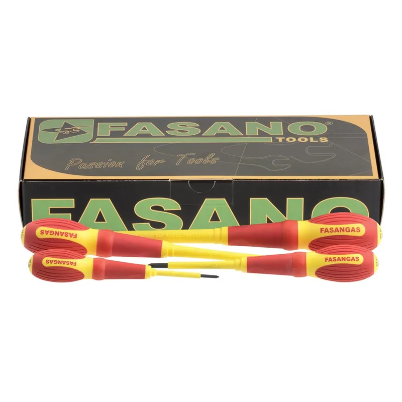 Set 4 giraviti isolati per viti Pozidriv - Fasano Tools FG 22E/SZ4 Korting