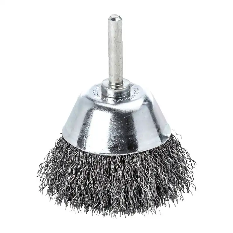 Direct Verzonden Spazzola a tazza 50x20 mm con codolo 6mm Milwaukee a filo ondulato in acciaio
