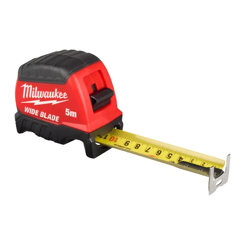 Flessometro 5 m Milwaukee serie WIDE BLADE (GEN 2) Shop Nu