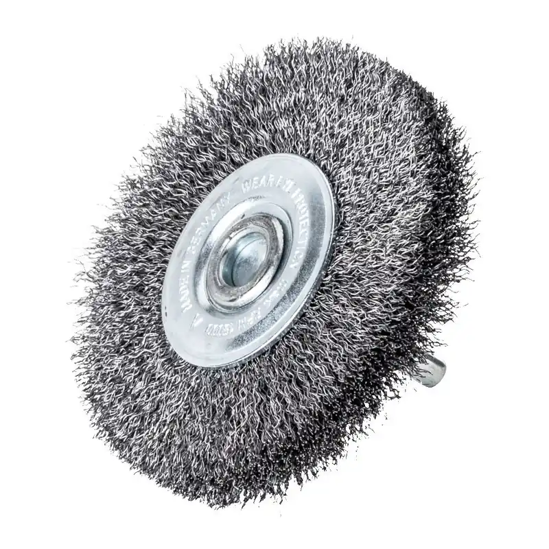 Spazzola Circolare 60x13 mm con codolo 6mm Milwaukee a filo ondulato in acciaio - 3 pz Lage Prijs