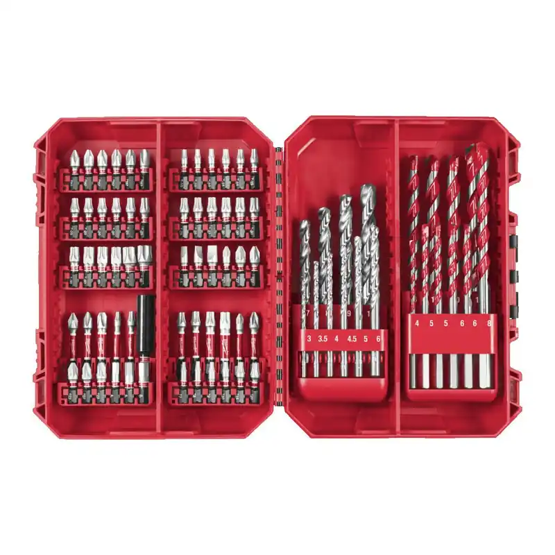 Snelle Levering Set 80 Bit Shockwave Milwaukee per avvitatura e foratura