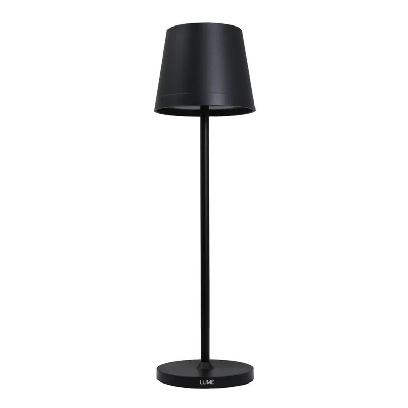 Lage Kosten Lampada da Tavolo Lume Plus Century - Nero Astrale