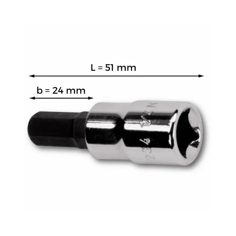 Meest Verkocht USAG 234 3/8‘‘ N - Chiave a bussola per viti con esagono incassato 8x24mm
