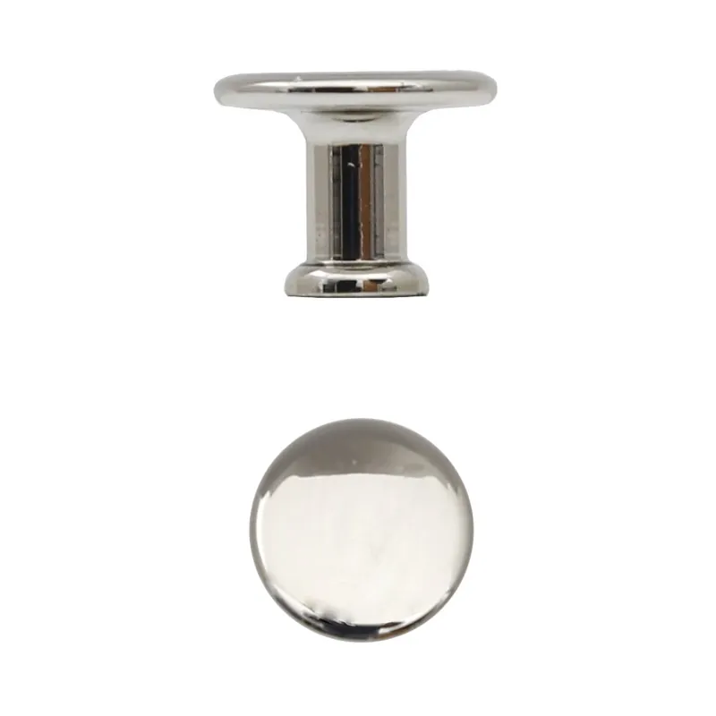 Pomello per Mobili 101 OMP Porro - Bagno Argento Diam. 13 mm Beperkte Voorraad