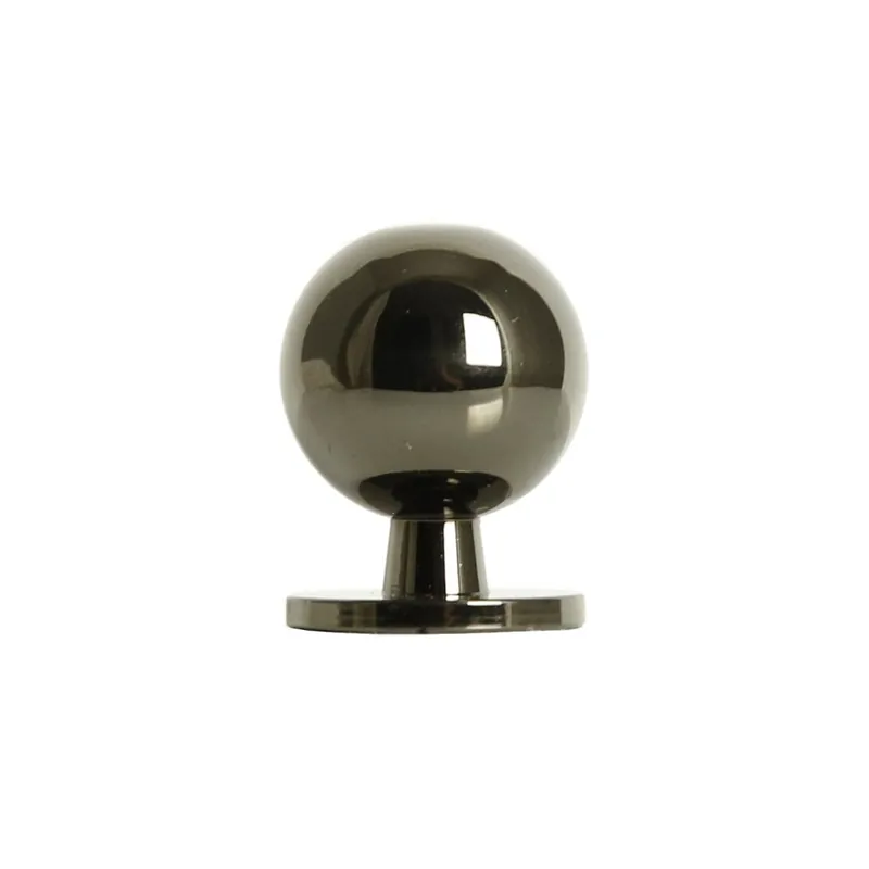 Pomello per Mobili 165 OMP Porro - Nickel Nero diam. 20 mm Weekendaanbieding