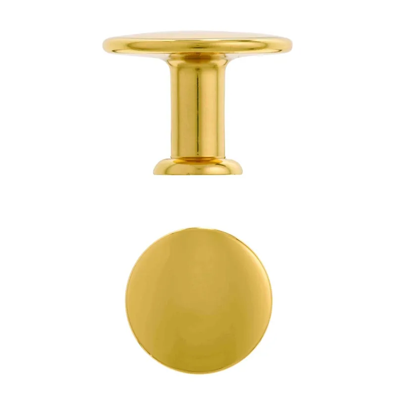 Tijdelijk Beschikbaar Pomello per Mobili 101 OMP Porro - Oro Lucido Diam. 13 mm