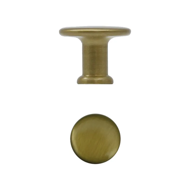 Snelle Levering Pomello per Mobili 101 OMP Porro - Oro Satinato Diam. 13 mm