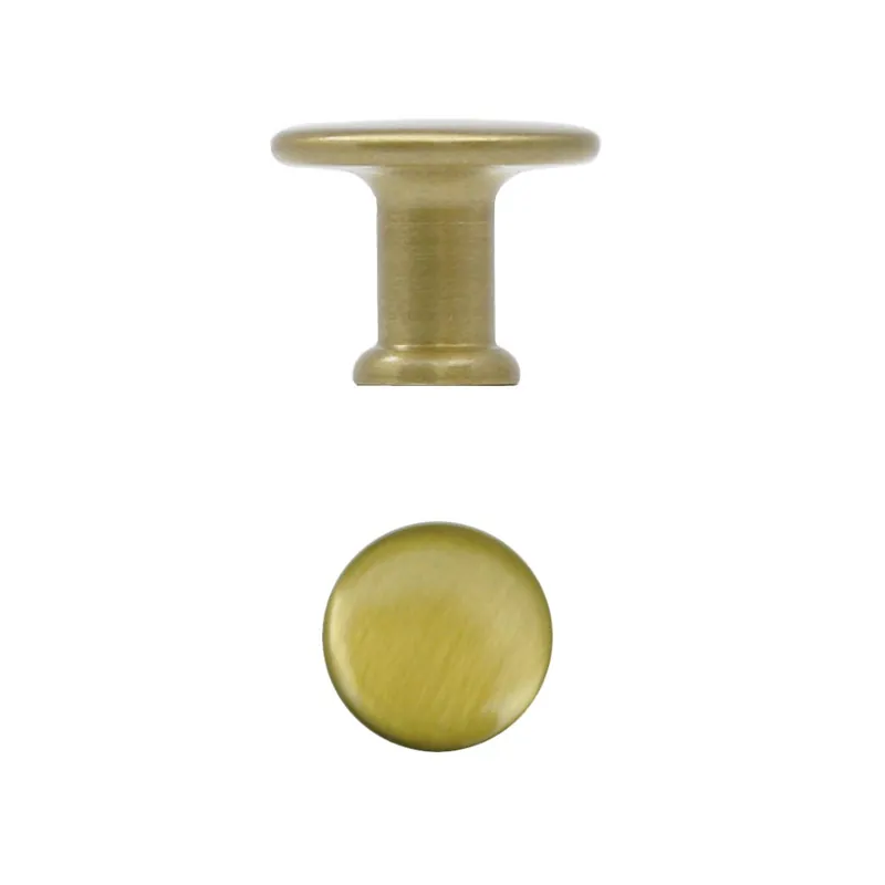 Direct Verzonden Pomello per Mobili 101 OMP Porro - Oro Satinato Diam. 20 mm