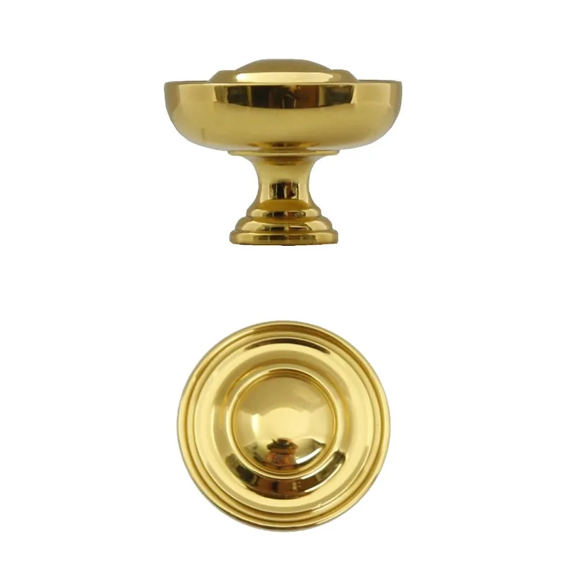 Pomello per Mobili 137 OMP Porro - Oro Lucido Diam. 25 mm Gecertificeerd
