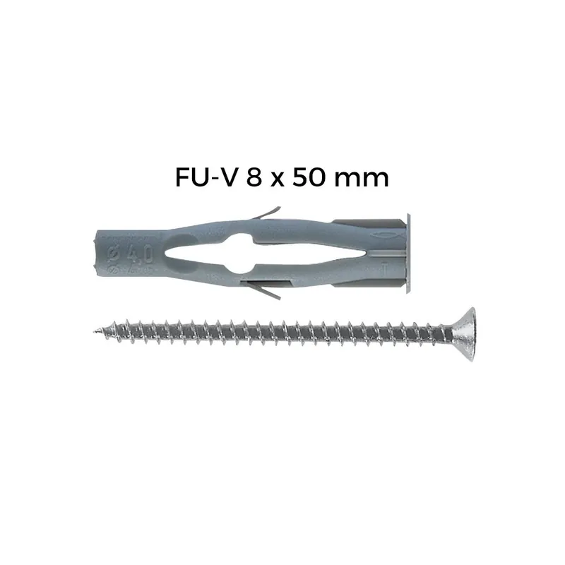 Direct Beschikbaar Tassello Fischer FU-V 8x50 con vite