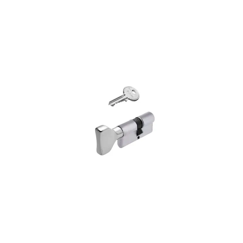 Cilindro Europeo ISEO F5 65/55 Nichel Pomolo Piatto Lato 65 Lage Kosten