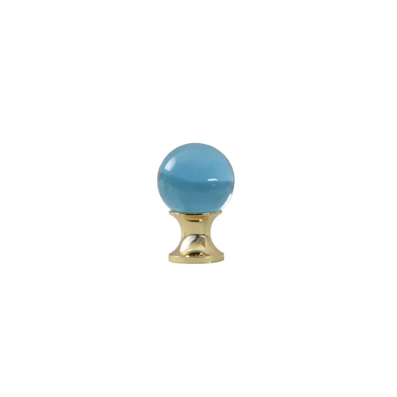 Favoriet Pomello mod. GLASS Linea Calì - Acquamare Trasparente D.20