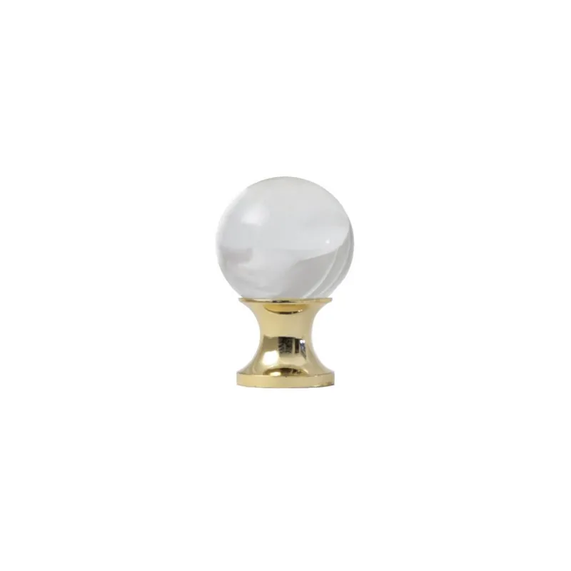 Pomello mod. GLASS Linea Calì - Neutro Trasparente D.25 Lage Prijs