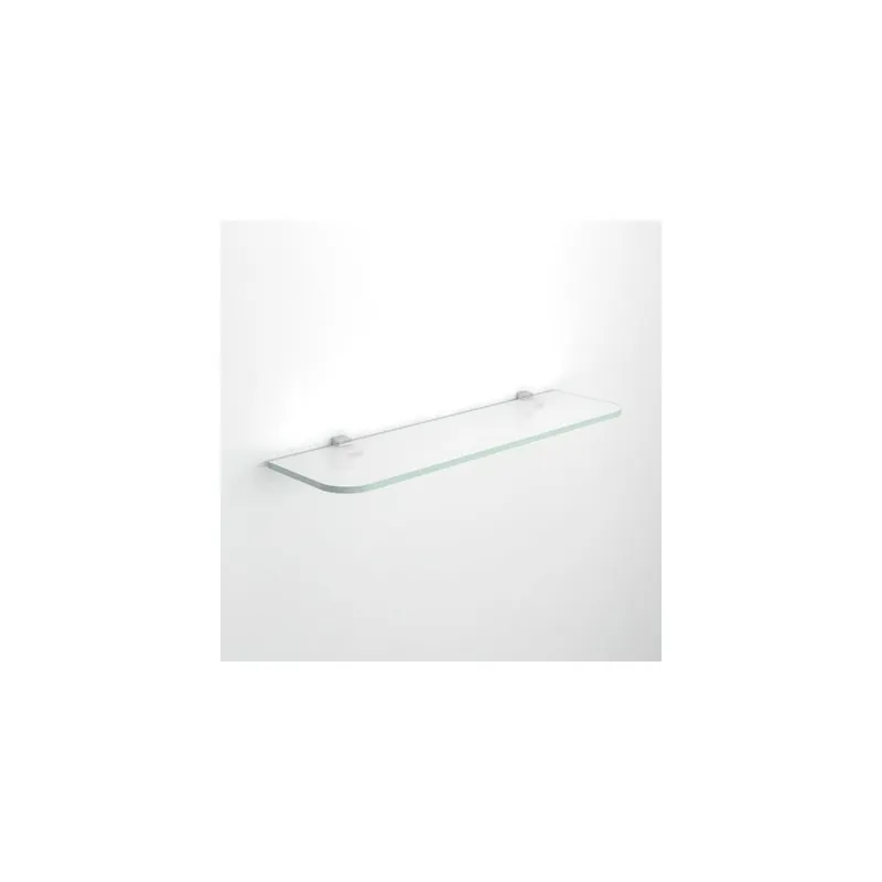 Speciale Aanbieding VE.CA. Mensola in vetro Bianco Satinato con angoli arrotondati 60x22 cm spessore 12 mm