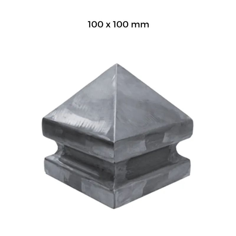 Copricolonna sagomato 10x10 in ferro grezzo 1830 Brevetti Adem Direct Verzonden