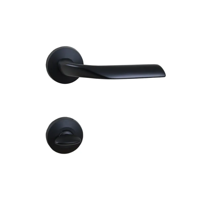 Maniglia per porta bagno Mandelli RIFLESSO Nero Opaco Hoge Kwaliteit