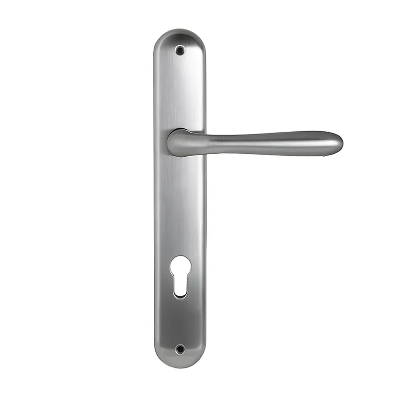 Maniglia per porta esterna con placca Colombo Design ROBOT - Cromo satinato Hete Deal